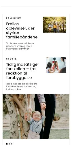 Forhåndsvisning af barnerum.dk, medie fra Danmark til sponsorerede artikler