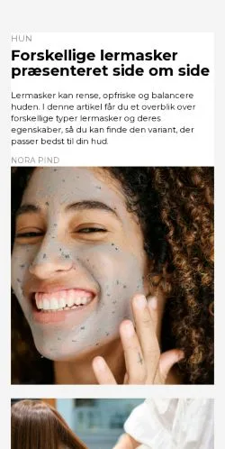 Aperçu du site beautyfix.dk, média de Danemark pour articles sponsorisés