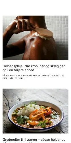 Anteprima del sito drengeprojektet.dk, media di Danimarca per articoli sponsorizzati