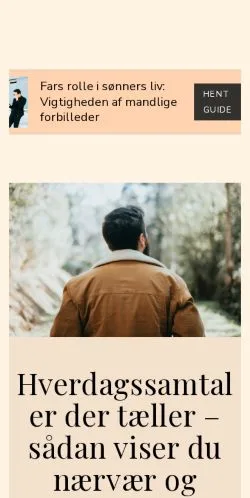 Voorbeeld van de site farblog.dk, medium uit Denemarken voor gesponsorde artikelen