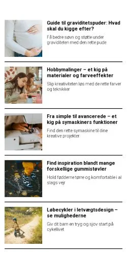 Anteprima del sito findfamilien.dk, media di Danimarca per articoli sponsorizzati