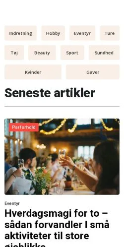 Anteprima del sito gavespejder.dk, media di Danimarca per articoli sponsorizzati