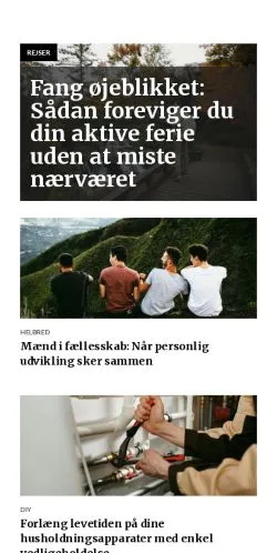 Podgląd witryny herrehus.dk, medium z kraju Dania do artykułów sponsorowanych
