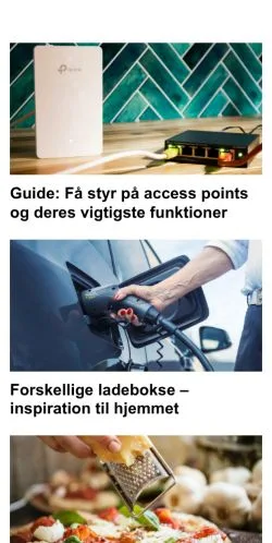 Förhandsvisning av webbplatsen husli.dk, medium i Danmark för sponsrade artiklar