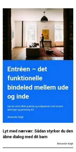 Anteprima del sito livsel.dk, media di Danimarca per articoli sponsorizzati
