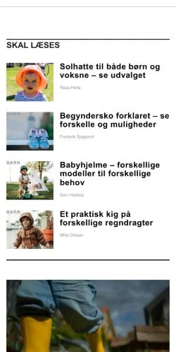 Forhåndsvisning av nettstedet looknice.dk, medium fra Danmark for sponsede artikler
