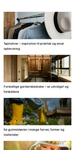 Forhåndsvisning av nettstedet luxmode.dk, medium fra Danmark for sponsede artikler