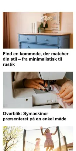 Preview of the nethobby.dk website, a media outlet in Denmark for sponsored articles