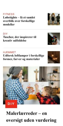 Anteprima del sito pigeting.dk, media di Danimarca per articoli sponsorizzati