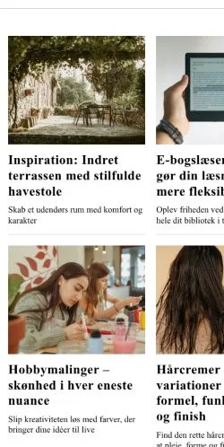 Sponsorlu makaleler için Danimarka medyası smartfritid.dk sitesinin önizlemesi