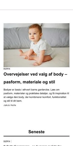 Forhåndsvisning af trendtalk.dk, medie fra Danmark til sponsorerede artikler