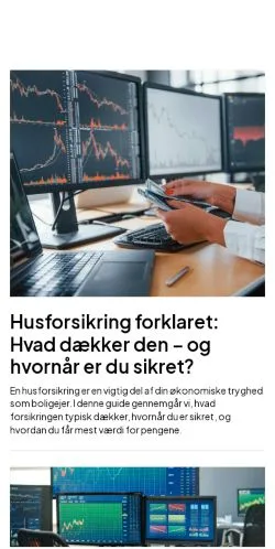 Anteprima del sito unifinans.dk, media di Danimarca per articoli sponsorizzati