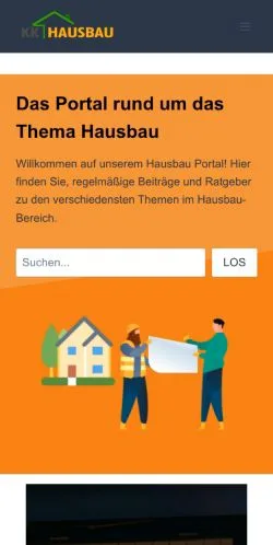 Anteprima del sito KK Hausbau Blog, media di Austria per articoli sponsorizzati