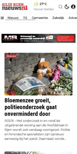Anteprima del sito Gilze en Rijen, media di Paesi Bassi per articoli sponsorizzati