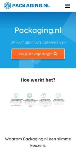 Vorschau der Website Packaging, Medium aus Niederlande für gesponserte Artikel