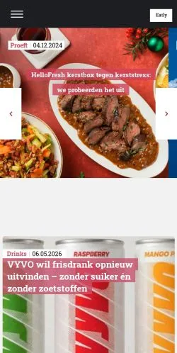 Anteprima del sito Eatly, media di Paesi Bassi per articoli sponsorizzati