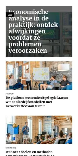 Podgląd witryny winkelgesprek.nl, medium z kraju Holandia do artykułów sponsorowanych