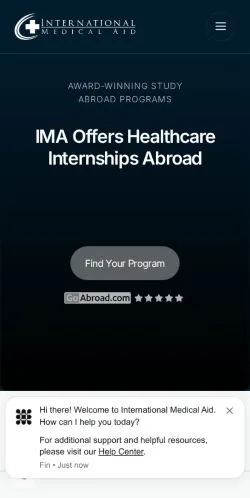 Anteprima del sito International Medical Aid, media di Stati Uniti per articoli sponsorizzati