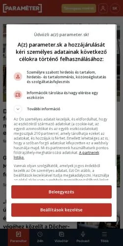 Aperçu du site Paraméter, référencé pour publier un article sponsorisé