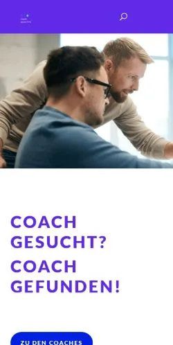 Anteprima del sito coach-gesucht, media di Germania per articoli sponsorizzati