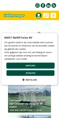 Forhåndsvisning af Fieldmanager, medie fra Nederlandene til sponsorerede artikler
