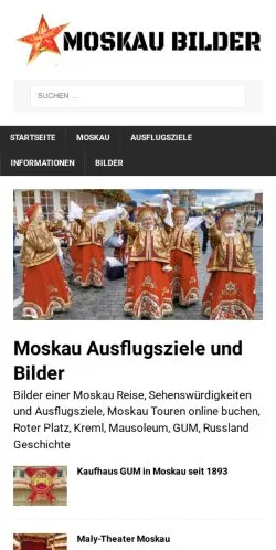 Anteprima del sito Moskau ✪ Russland Reisebericht, media di Germania per articoli sponsorizzati