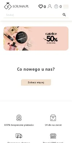 Podgląd witryny Louma, medium z kraju Polska do artykułów sponsorowanych