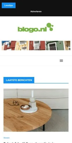 Anteprima del sito Blogo, media di Paesi Bassi per articoli sponsorizzati