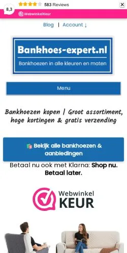 Anteprima del sito Bankhoes-Expert, media di Paesi Bassi per articoli sponsorizzati