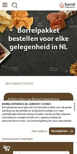 Anteprima del sito Borrel Experience, media di Paesi Bassi per articoli sponsorizzati