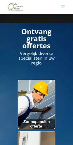 Anteprima del sito De Groene Bron, media di Paesi Bassi per articoli sponsorizzati
