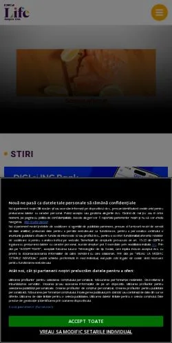 Anteprima del sito Digi Life, media di Romania per articoli sponsorizzati