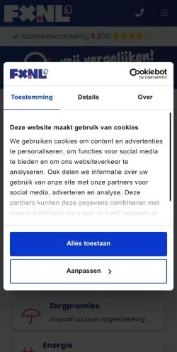 Forhåndsvisning av nettstedet FX, medium fra Nederland for sponsede artikler