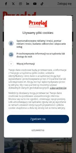 Anteprima del sito Przegląd Otwocki, media di Polonia per articoli sponsorizzati