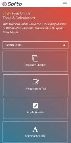 スポンサード記事向けのアメリカ合衆国メディア、SEO tools and Calculatorsのサイトプレビュー