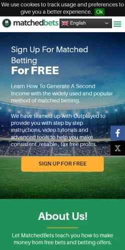 Forhåndsvisning af MatchedBets, medie fra USA til sponsorerede artikler