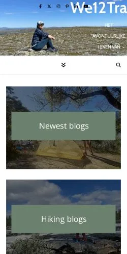 스폰서 기사용 영국 매체 We12Travel 사이트 미리보기