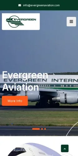 Pré-visualização do site Evergreen Aviation, meio de Estados Unidos para artigos patrocinados