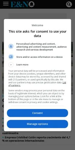 Vorschau der Website Revista Estrategia y Negocios, Medium aus Honduras für gesponserte Artikel