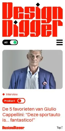 Podgląd witryny DesignDigger, medium z kraju Holandia do artykułów sponsorowanych