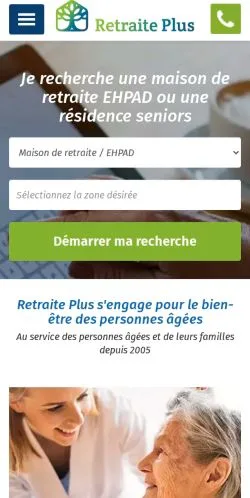 Anteprima del sito Retraite Plus, media di Francia per articoli sponsorizzati