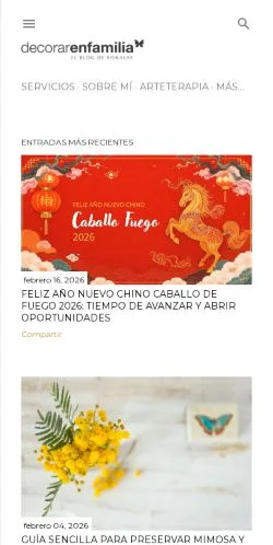 Anteprima del sito Decorar En Familia, media di Spagna per articoli sponsorizzati
