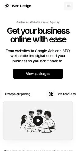 Vorschau der Website KC Web Design, Medium aus Australien für gesponserte Artikel