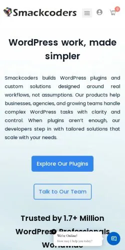 Preview of the Smackcoders website, a media outlet in United States for sponsored articles
