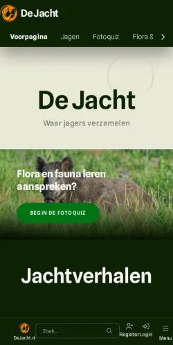Podgląd witryny De Jacht, medium z kraju Holandia do artykułów sponsorowanych