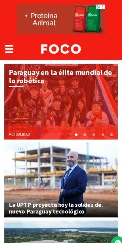 Anteprima del sito Revista FOCO, media di Spagna per articoli sponsorizzati