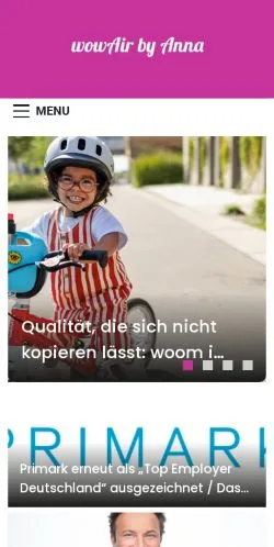 Anteprima del sito WOW-Air -, media di Germania per articoli sponsorizzati