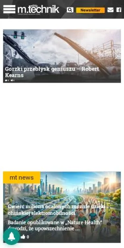 Preview of the Strona główna website, a media outlet in Poland for sponsored articles
