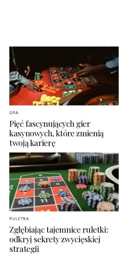 Pré-visualização do site guruszans.pl, meio de Polônia para artigos patrocinados