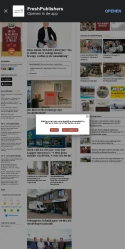 Voorbeeld van de site Wonen360, medium uit Nederland voor gesponsorde artikelen